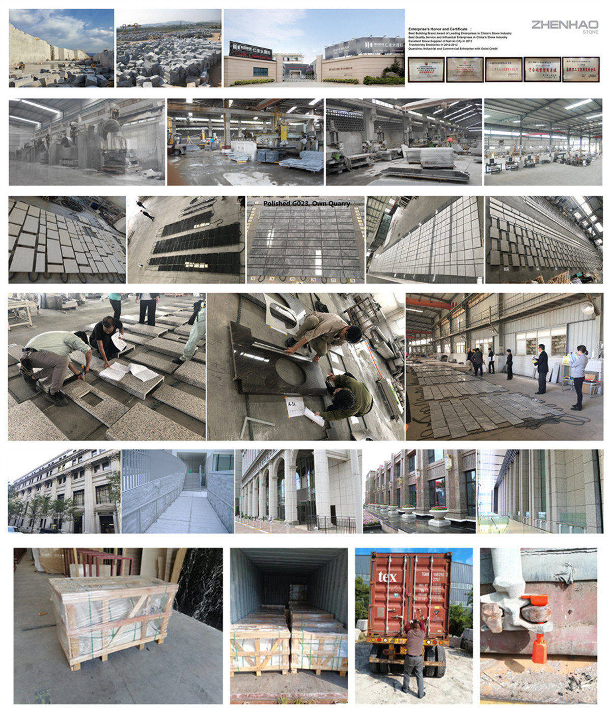 Zhenhao Stone Granite Tiles Kitchen Countertops factory