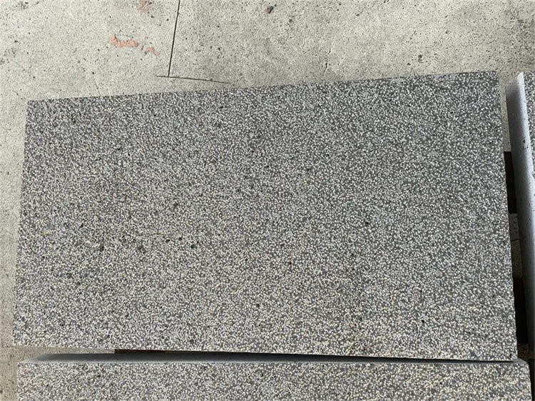BUSH HAMMERED basalt black color for patio pavement BUSH HAMMERED basalt black color for patio pavement
