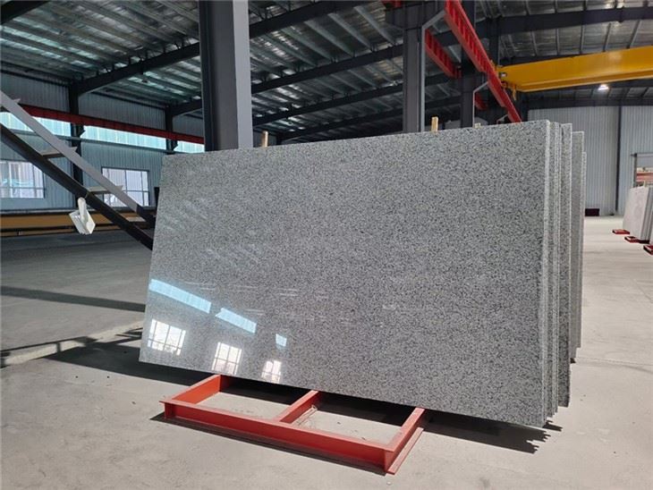 Lub teeb Grey Granite Slabs