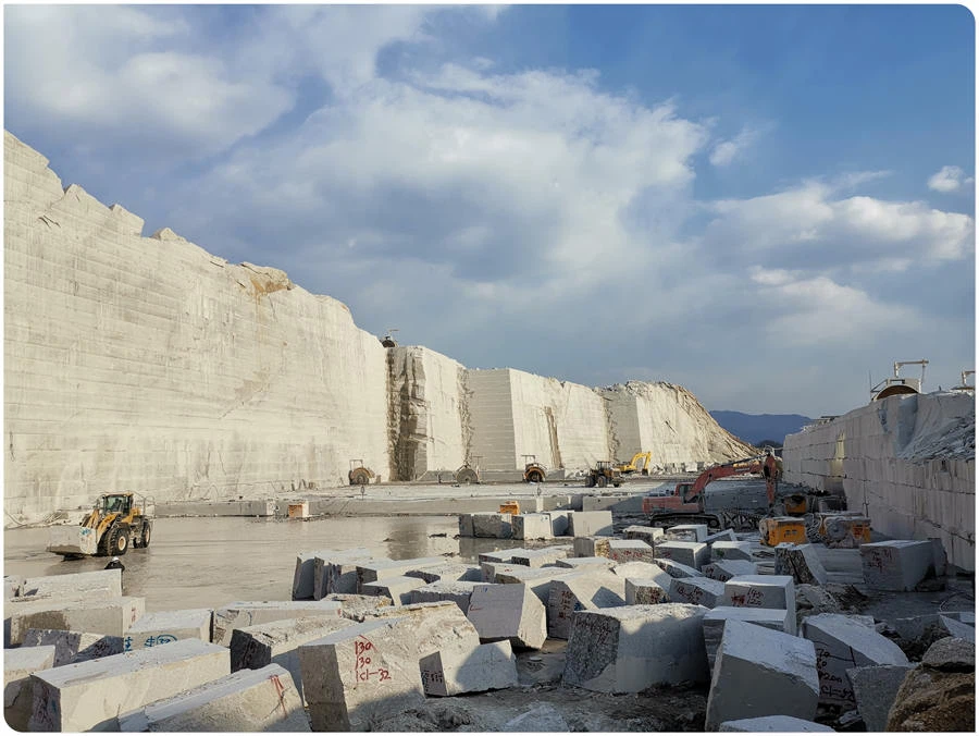 G050 jilin whiteGranite Quarry site G050 jilin whiteGranite Quarry site