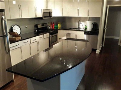 Black Kitchen Island Countertop