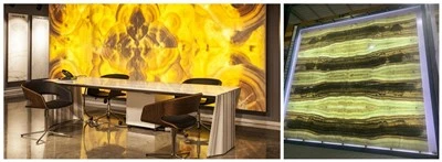 Marble Accent Wall Living Room