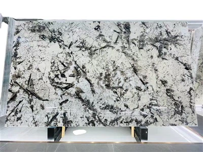 Ntuj Crystal Backlit Patagonia Quartzite Slabs Rau Phab Ntsa